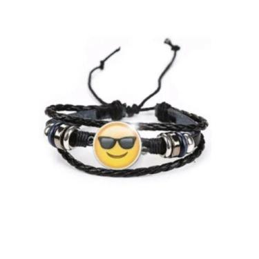 Imagem de Bracelete Emoji Óculos de Sol - RecantoAstralSite, Óculos de sol