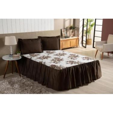 Imagem de Kit Colcha Bella Vida Com 3 Peças Queen Estampado - ARETHA ENXOVAIS, t