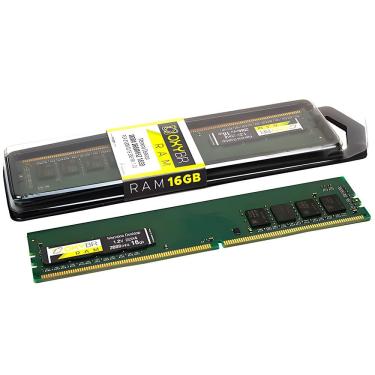 Imagem de Memória Ram Desktop 16GB 2666MHz DDR4, OXYBR26N19S8/16, CL-19, PC4-21300, DIMM, 1.2V - OxyBR