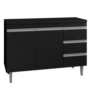 Imagem de Balcão De Pia Andréia 100 Cm Preto – Ajl