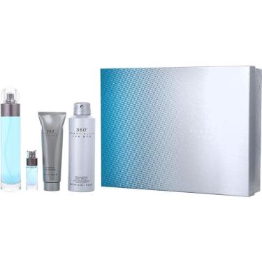 Imagem de Perfume Masculino Perry Ellis 360 Edt Spray 100 Ml&Gel De Banho 90 Desodorante Corporal 180 7 Mini