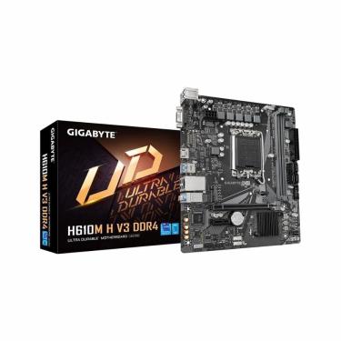 Imagem de Placa-Mãe Gigabyte H610M-H V3, DDR4, LGA 1700, mATX