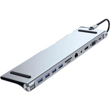 Imagem de Hub Extensor 11 Em 1 Exbom, USB Tipo-C - Byl-2003