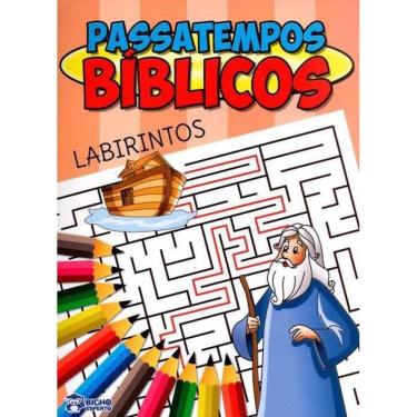 Imagem de Livro Passatempos Bíblicos - Labirintos