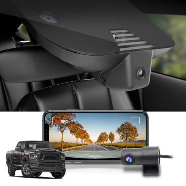 Imagem de Fitcamx Frontal 2K+Traseira 1080P Dash Cam Adequado para RAM 2500 3500 (Model C) 2019-2024, Fábrica OEM Estilo, Dual HD Vídeo, Integrado WiFi&APP, Loop Gravação, G-Sensor, Fácil de Usar, 64GB Cartão