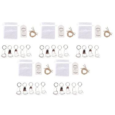 Imagem de 24 Conjuntos de Festas de Chaves de Chaves de bebê Com Sacolas de Organza, Abridor de Garrafas para Festa de chá de bebê, Lembranças de Cerimônia e Presentes de Convidados