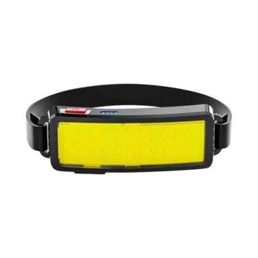 Imagem de Lanterna De Cabeça LED COB Recarregável Super Brilhante 180 graus À Pr
