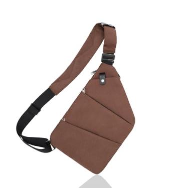 Imagem de brooke kalla Bolsas de viagem transversais antifurto bolsa tiracolo masculina bolsa de ombro para mulheres presentes para viajantes, Ombro esquerdo - vinho, Pacote com 1