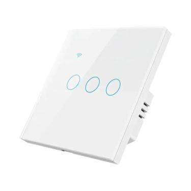 Imagem de Interruptor Inteligente WiFi EU Com Fio Neutro/Sem Fio Neutro 220V Fun