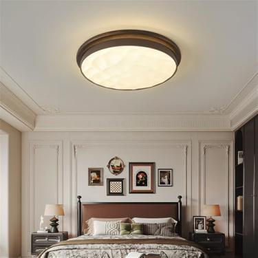 Imagem de Nórdico Moderno Quarto Lâmpada De Teto LED Moda Simplicidade Arte Sala De Estar Estudo De Restaurante Quarto Infantil Corredor Varanda Luz (3803D D53CM)