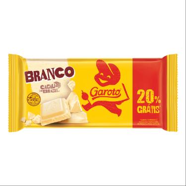 Imagem de TABLETE BRANCO 80G GAROTO 20% GRTS