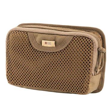 Imagem de Bolsa tática M-Tac, organizador modular, organizador, organizador utilitário, fecho de gancho, bolso de malha, Coyote Brown