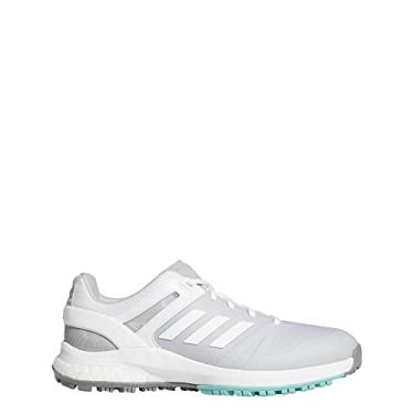 Imagem de adidas Tênis de golfe feminino W Response Bounce 2, Branco/branco/menta ácida, 41