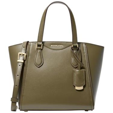 Imagem de Michael Kors Bolsa transversal pequena conversível Taryn, verde safári, Verde safári