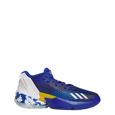 Imagem de adidas Tênis de basquete unissex D.o.n. Issue 4, Team Royal Blue-cloud White-Team Navy Blue, 39