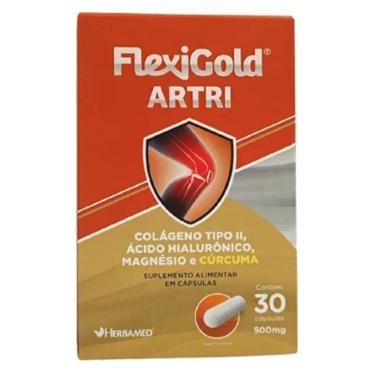 Imagem de Flexigold Artri Colágeno Tipo Ii 30 Cáps 500 Mg - Herbamed