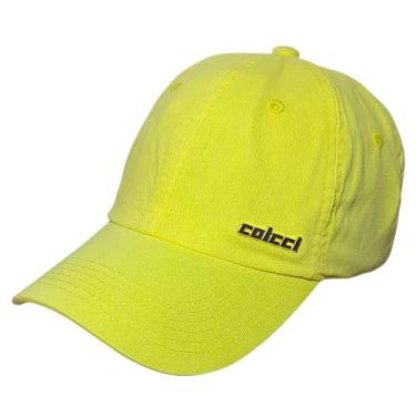 Imagem de Boné Unissex Colcci Básico Placa de Metal LogoDourado, Amarelo cornish