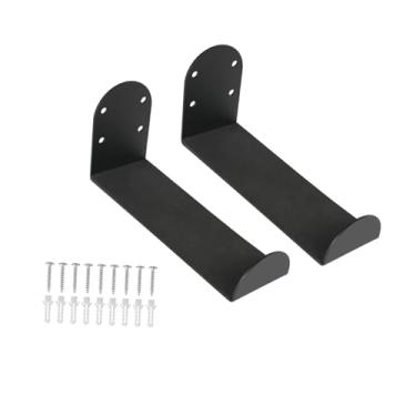 Imagem de Baoblaze Suporte de parede para armazenamento de esqui, suporte de parede para snowboard, economizador de espaço, horizontal versátil para prancha de skate e