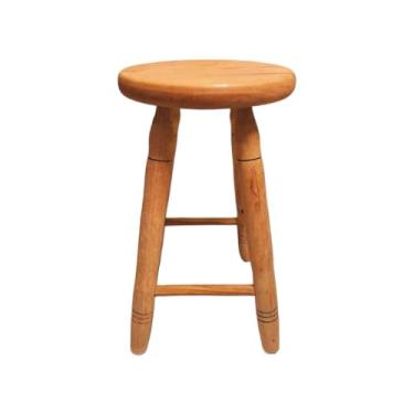 Imagem de Bancos Médio em madeira maciça 50cm Altura - Banco tamborete banqueta(1)
