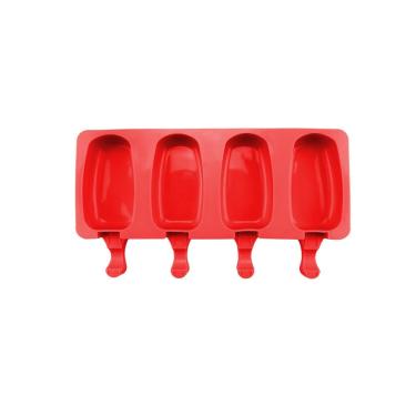 Imagem de Forma Em Silicone Para Mini Picolé Magnum 4 Cavidades