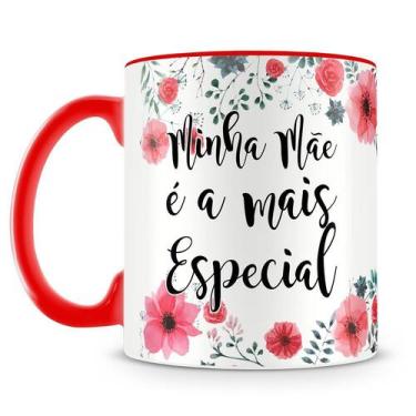 Imagem de Caneca Personalizada Mãe Especial - Porcelana de Alto Brilho com Alça 