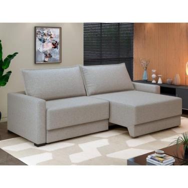 Imagem de Sofá 3 Lugares Retrátil e Reclinável 270cm Palermo - Arte Cúbica Estof