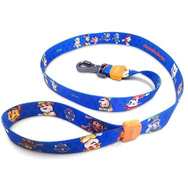 Imagem de Guia de passeio para cães PAW PATROL Patrulha Canina Chalesco Azul
