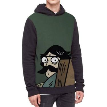 Imagem de Moletom Com Capuz Meme Madre De Dios Ref:172 - smoke, Preto, M