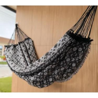 Imagem de Rede de Dormir, Rede de Descanso Casal Indiana Gigante Toda Reforçada 4M(BRANCA)