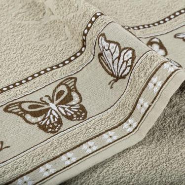 Imagem de Jogo de toalhas 01 banho e 01 rosto Cindy borboletas - morada dos enxo