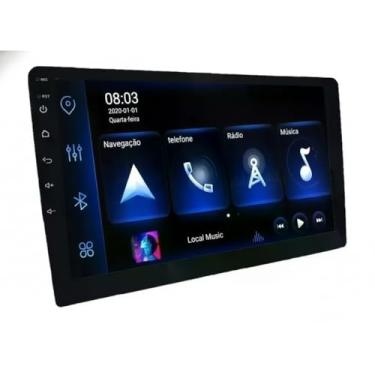 Imagem de Central Multimídia Android 13, 7 Polegadas, 2 Din, GPS, Bluetooth, WiFi, Espelhamento, 32GB, Quad Core