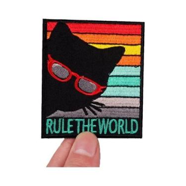 Imagem de Patch Bordado De Raposa E Ovelha Estilo Punk Para Aplicar Em Roupas E 