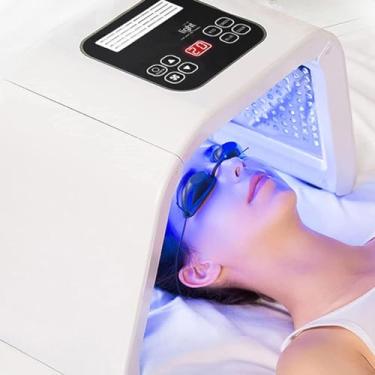 Imagem de V ddhoger Máscara De Terapia Facial Com Luz Led Ddhoger, Facial, Colorida 7 Em 1, Equipamento Beleza Corporal