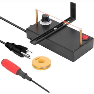 Imagem de Máquina de Cortar Fita Quente para Uso Residencial DIY Ferramenta Manual Corte Corda e Banda Artesanal Aquecimento Rápid