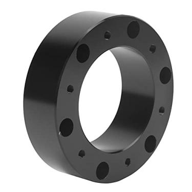 Imagem de Naroote Impulsionadores do Espaçador do Volante para Cubo de 6 Furos, Adaptador de Almofada Aumentada de Liga de Alumínio de 1 Polegada, Fácil Instalação para Carros, ATVs, Preto