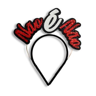 Imagem de 01 Tiara Eva Arco Arquinho Não é Não Festa Fantasia Carnaval