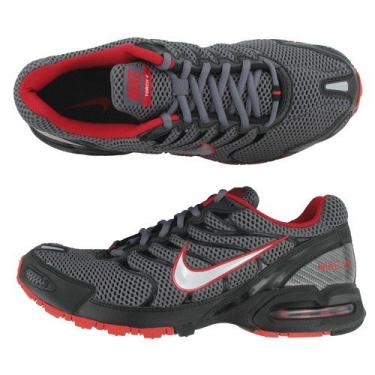 Imagem de Nike Tênis de corrida masculino Air Max Torch 4, Cinza escuro/prata metálico-cinza Fonce, 42