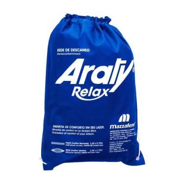 Imagem de Rede de Descanso Araty Relax Azul 2,90m x 2,20m - Mazzaferro