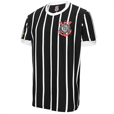 Imagem de Camisa do Corinthians Retrô Democracia Masculina Licenciada-Masculino