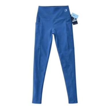 Imagem de Calça Legging com Bolso Poliamida Treino Academia Summer Pro AZUL PETROLEO-Feminino