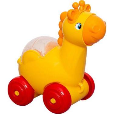 Imagem de Brinquedo Educativo Infantil Chocalho Baby Fofo Girafa - Mercotoys