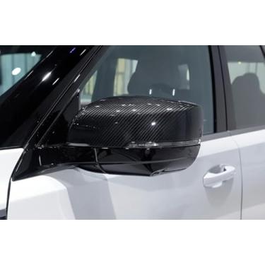 Imagem de Luyhok Acabamento protetor de capa de espelho retrovisor para Nissan Armada 2025 2026 acessórios de carro (fibra de carbono)
