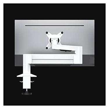 Imagem de Suporte de montagem para monitor único suporte de mesa para monitor pesado braço robótico ajustável para tela plana/curva de 22-43 polegadas, suporta até 12 kg padrão e monitor widescreen M