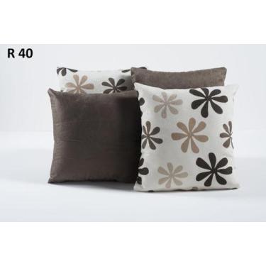 Imagem de Capas Jacquard para Almofada Kit 4 Peças 40 - Wellus Enxovais