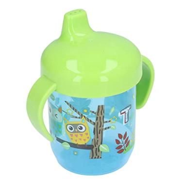 Imagem de Naroote Copo Infantil Com Desenho de Animal, Copo à Prova de Derramamento para Beber Independente, Sem Bpa, 260ml (Azul 260ml)