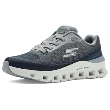 Imagem de Skechers Tênis masculino Glide-Step Pro Waverra, Azul-marinho/cinza, 15 Wide