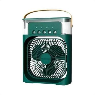 Imagem de Ventilador Refrigerador Ar Condicionado Umidificador Portátil Reservatório De Água