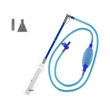 Imagem de Kit De Limpeza Para Aquário: Sifão Aspirador De Areia E Cascalho Com T