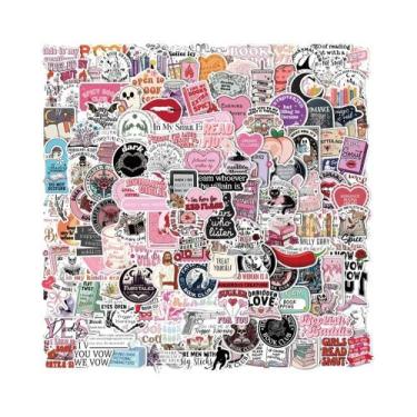 Imagem de Adesivos Impermeáveis Estilo Romântico Para Kindle, Bagagem, Guitarra,