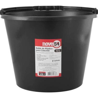 Imagem de Balde De Plástico Para Concreto, 12 Litros, Nove54